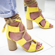 Load image into Gallery viewer, Women Sandals Lace Up Summer Shoes
