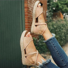 Load image into Gallery viewer, Soft Bottom Rome Flats Sandals